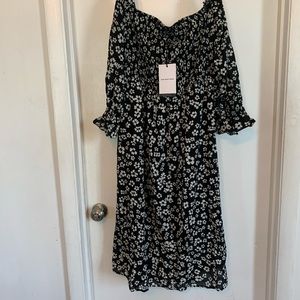 Who What Wear off the shoulder dress